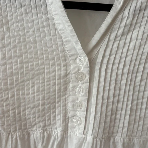 ALEXANDER DEL ROSSA White Cotton Nightgown - Picture 3 of 10